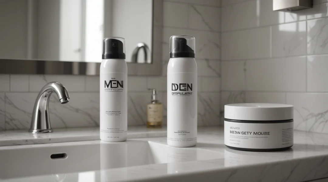 mousse epilation pour homme